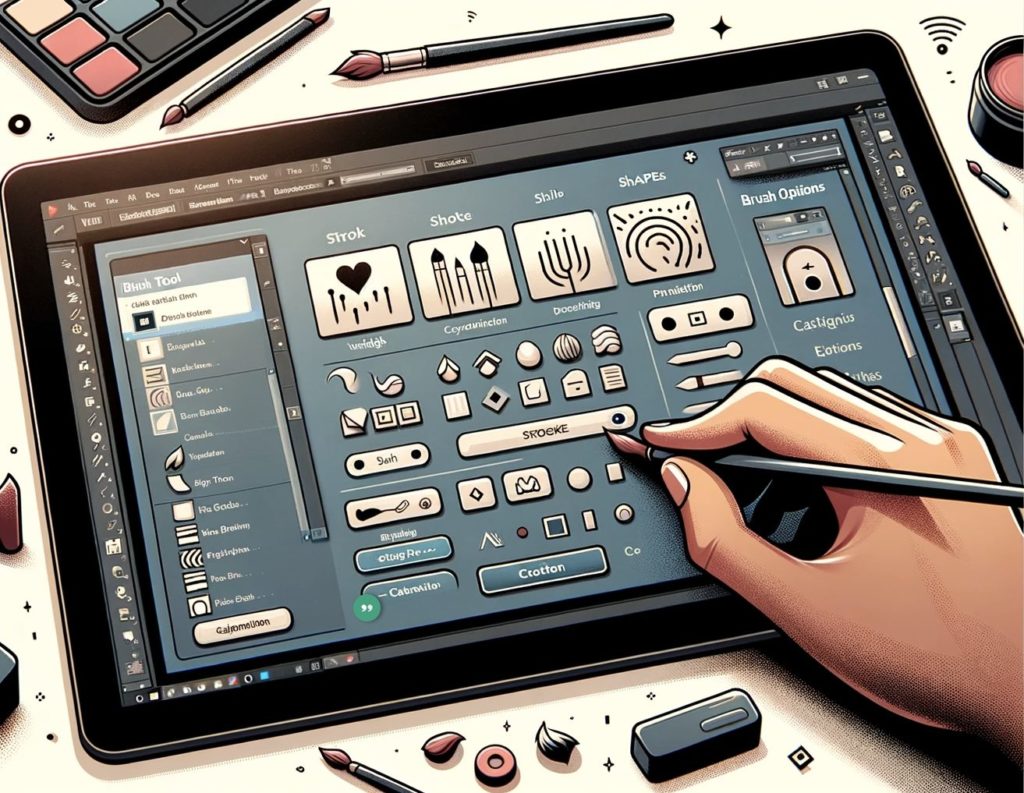 Adobe Illustratorのブラシツールを使って手描き風のベクトルアートを作成するコツ